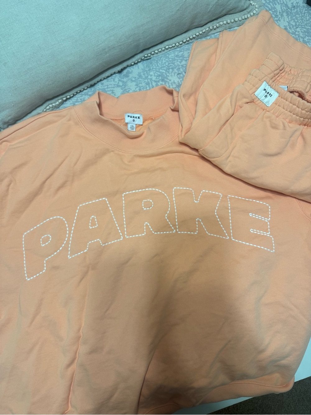 Parke x Target Set L/XL top M sweatpants